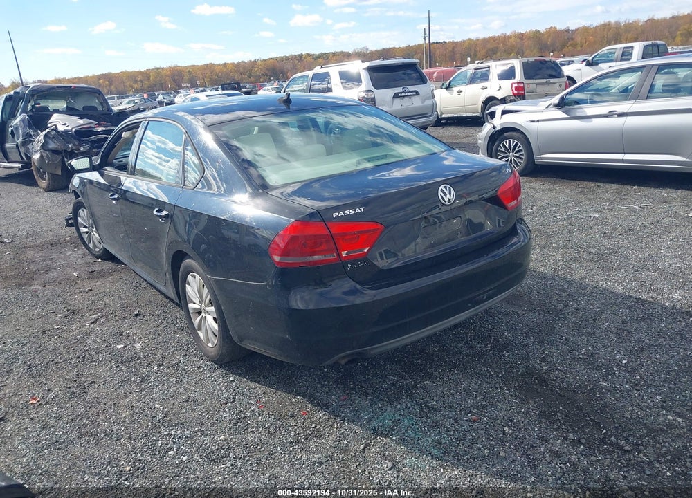2014 VOLKSWAGEN PASSAT VIN: 1VWAT7A36EC095776