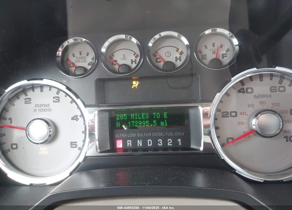2008 FORD F-250 VIN: 1FTSW21R78EA09874