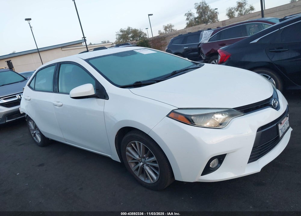 2015 TOYOTA COROLLA LE PLUS VIN: 5YFBURHE6FP256580
