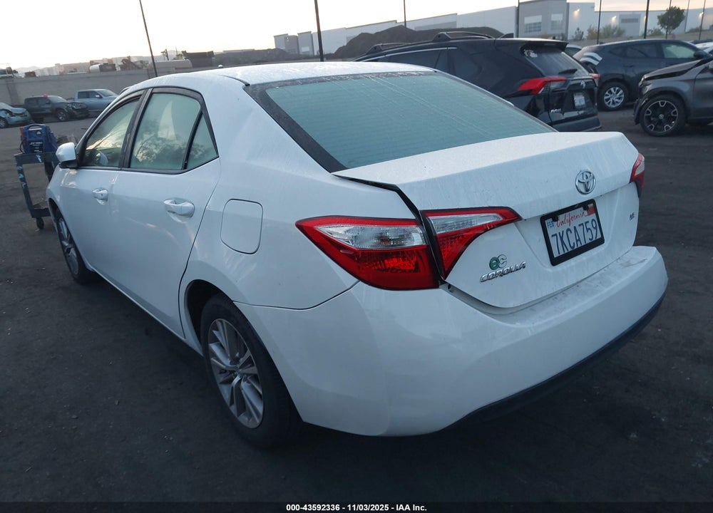 2015 TOYOTA COROLLA LE PLUS VIN: 5YFBURHE6FP256580