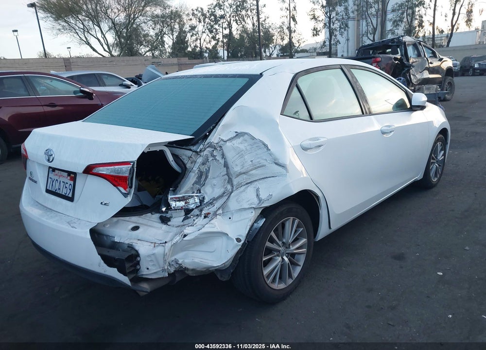 2015 TOYOTA COROLLA LE PLUS VIN: 5YFBURHE6FP256580