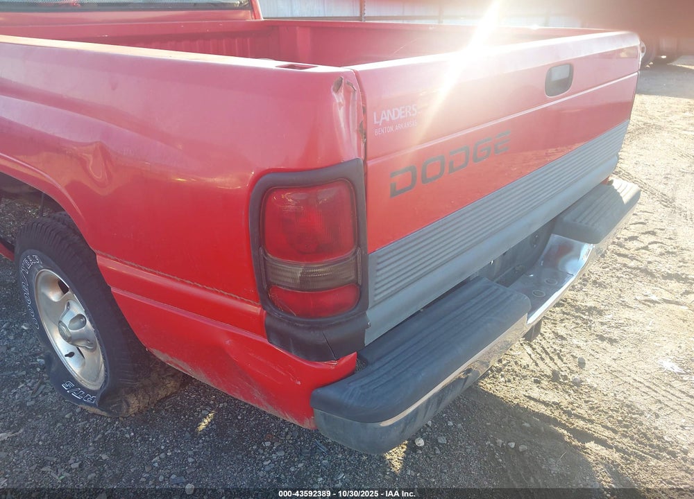 1998 DODGE RAM 1500 ST VIN: 1B7HC13Y4WJ117830