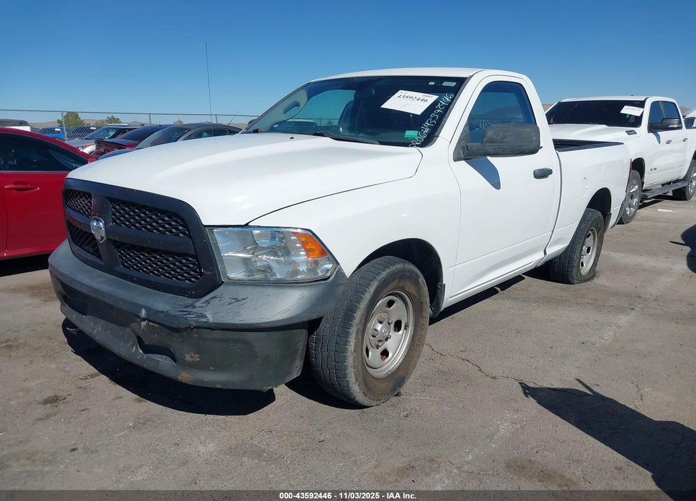 2014 RAM 1500 TRADESMAN VIN: 3C6JR6AG9EG102738