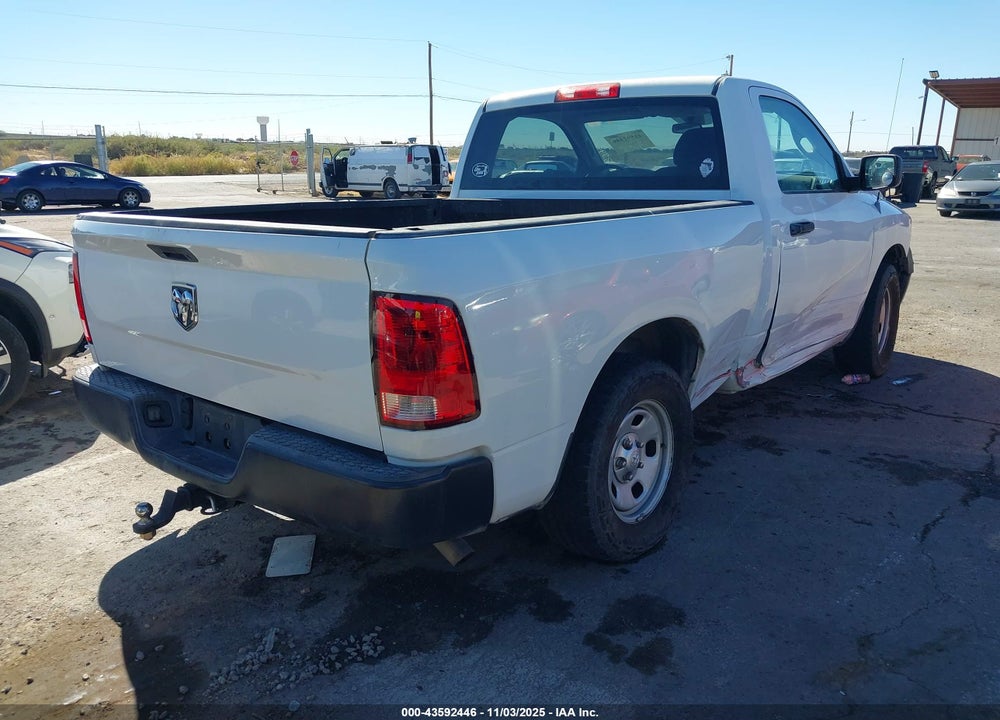 2014 RAM 1500 TRADESMAN VIN: 3C6JR6AG9EG102738