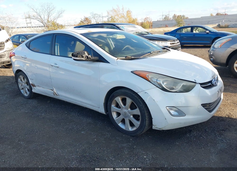 2011 HYUNDAI ELANTRA LIMITED VIN: 5NPDH4AE1BH019383
