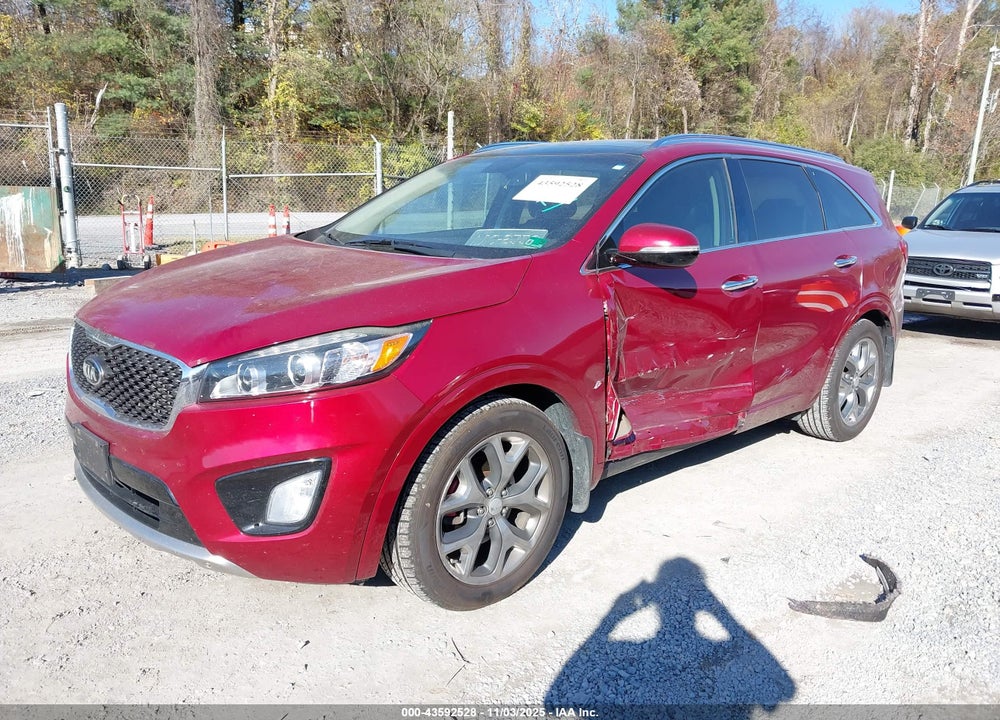 2016 KIA SORENTO 3.3L SX VIN: 5XYPK4A59GG041869