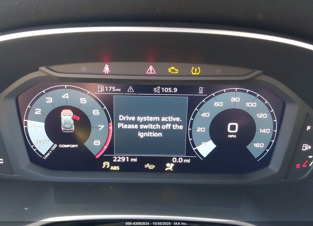 2025 AUDI Q3 PREMIUM 45 TFSI S LINE QUATTRO TIPTRONIC VIN: WA1DECF35S1040247
