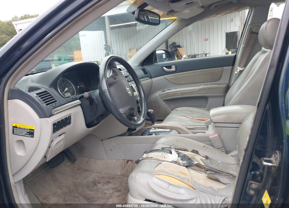 2007 HYUNDAI SONATA LIMITED/SE V6 VIN: 5NPEU46F57H184247