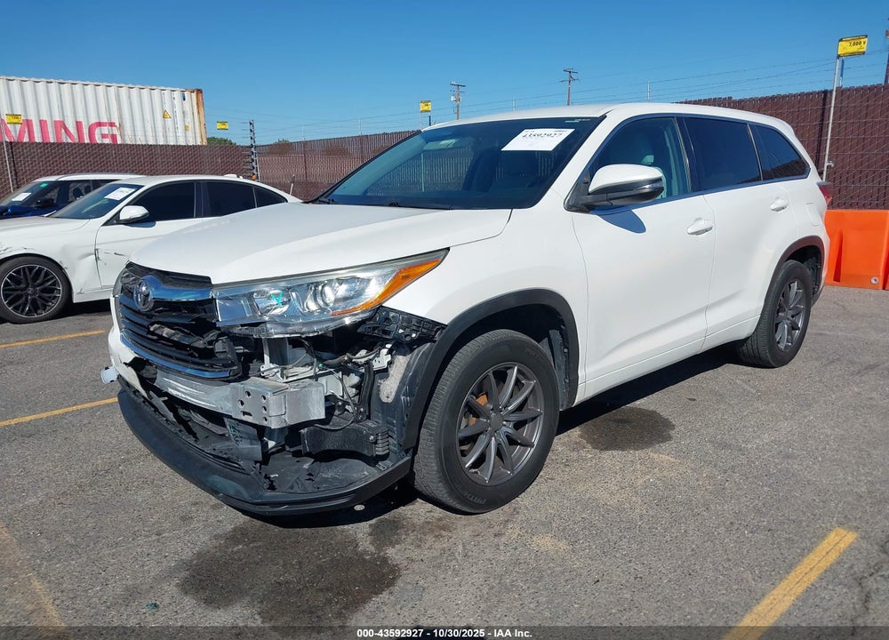 2016 TOYOTA HIGHLANDER LE PLUS V6 VIN: 5TDZKRFH6GS167389