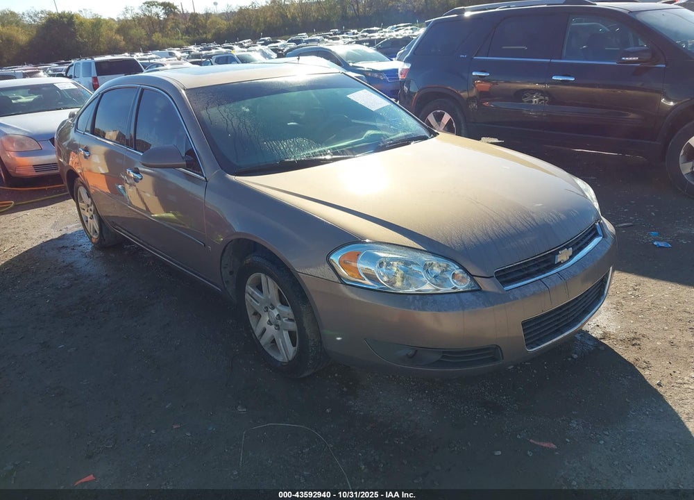 2007 CHEVROLET IMPALA LTZ VIN: 2G1WU58R179382563