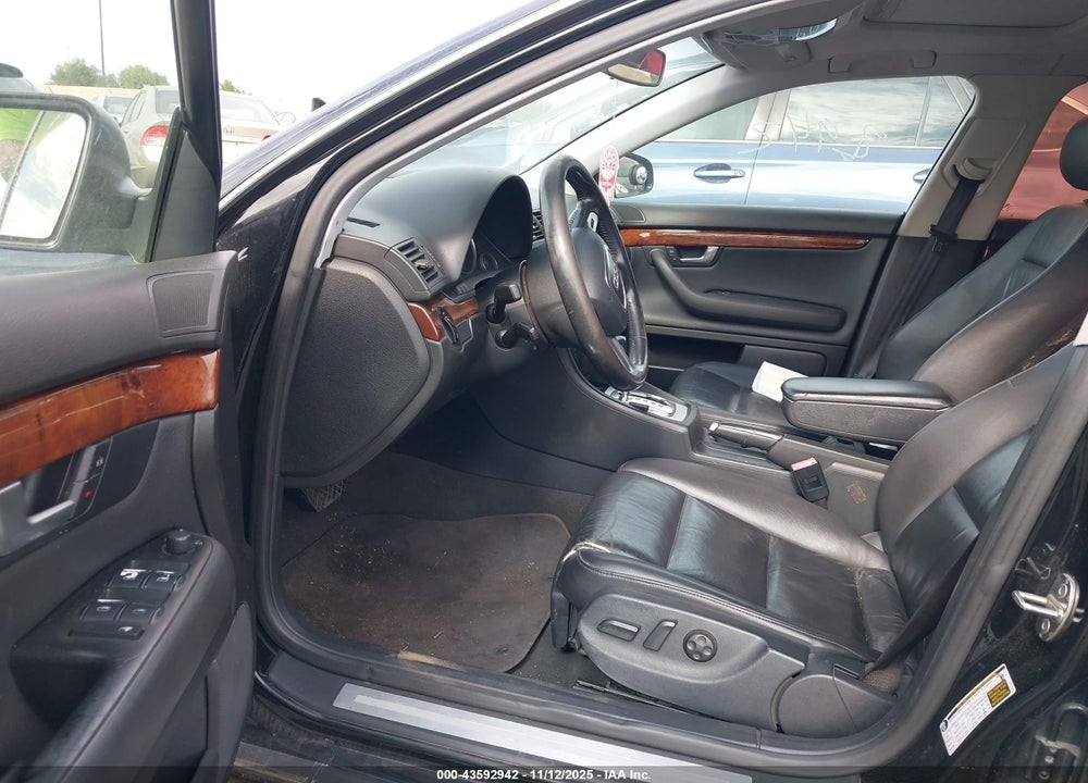 2007 AUDI A4 2.0T VIN: WAUDF78E77A041882