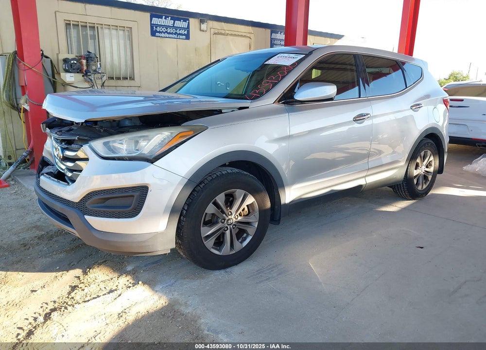 2014 HYUNDAI SANTA FE VIN: 5XYZT3LB8EG172663