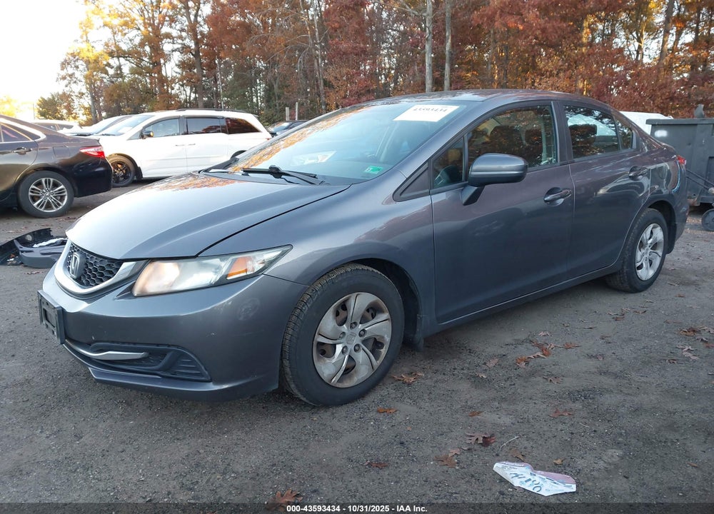 2014 HONDA CIVIC VIN: 19XFB2F55EE045033
