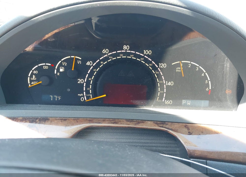 2002 MERCEDES-BENZ S 500 VIN: WDBNG75J62A312928