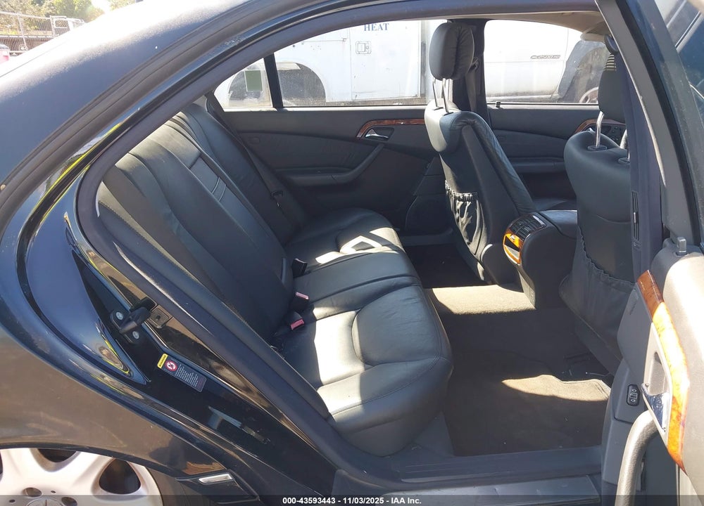 2002 MERCEDES-BENZ S 500 VIN: WDBNG75J62A312928