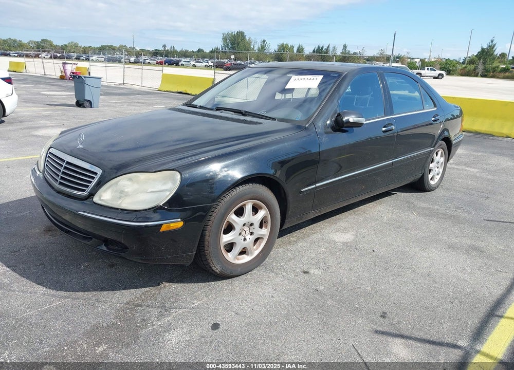 2002 MERCEDES-BENZ S 500 VIN: WDBNG75J62A312928