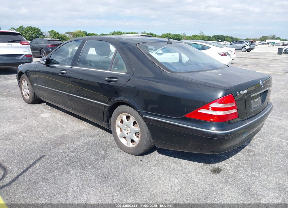 2002 MERCEDES-BENZ S 500 VIN: WDBNG75J62A312928