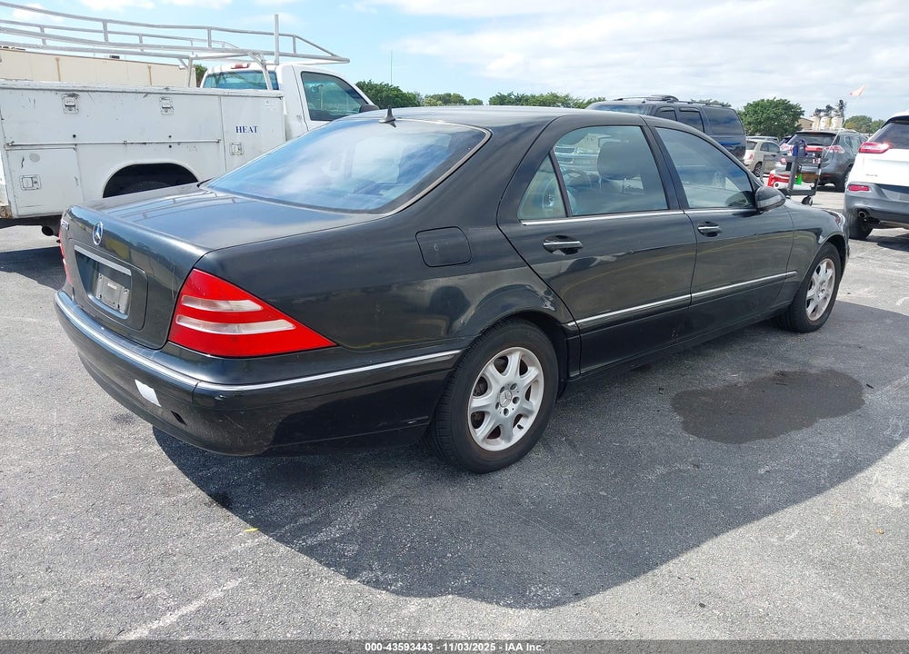 2002 MERCEDES-BENZ S 500 VIN: WDBNG75J62A312928