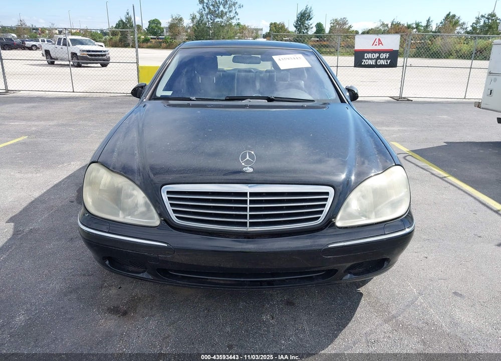 2002 MERCEDES-BENZ S 500 VIN: WDBNG75J62A312928