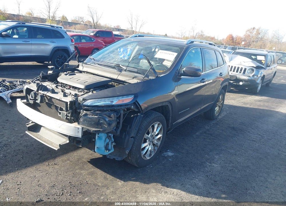 2016 JEEP CHEROKEE LIMITED VIN: 1C4PJMDS5GW118843