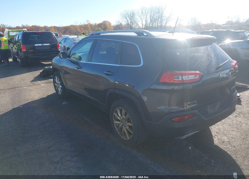 2016 JEEP CHEROKEE LIMITED VIN: 1C4PJMDS5GW118843