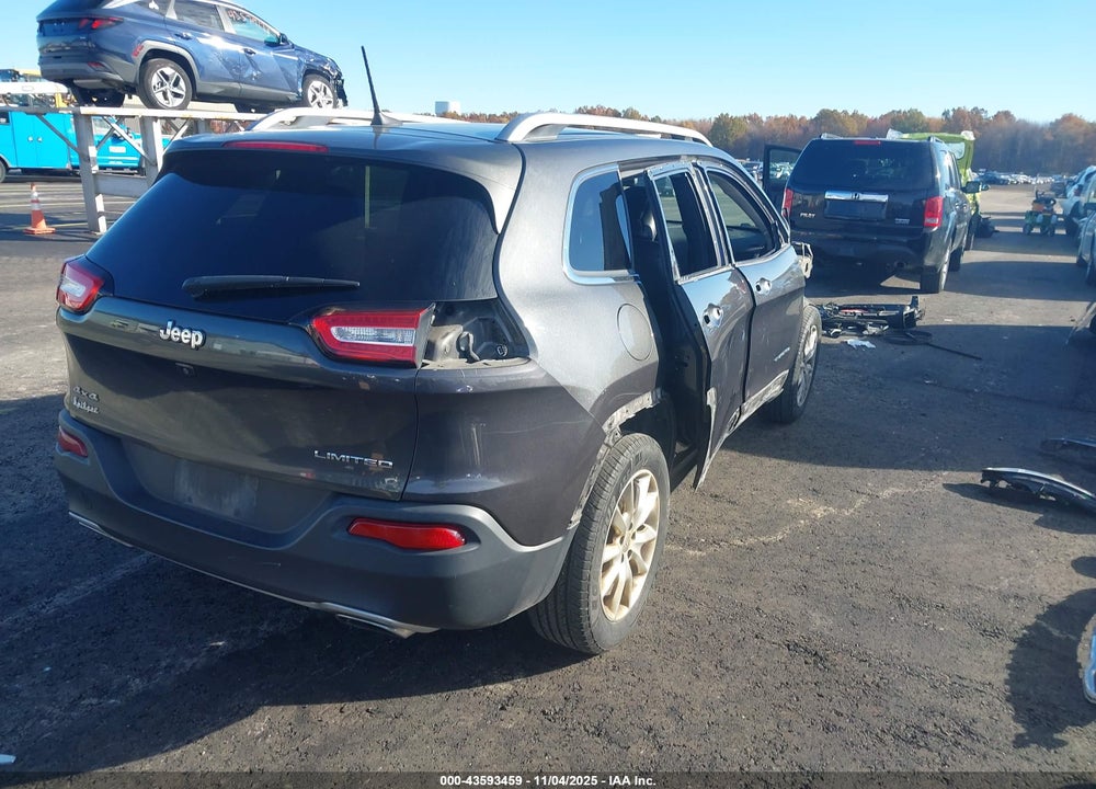 2016 JEEP CHEROKEE LIMITED VIN: 1C4PJMDS5GW118843