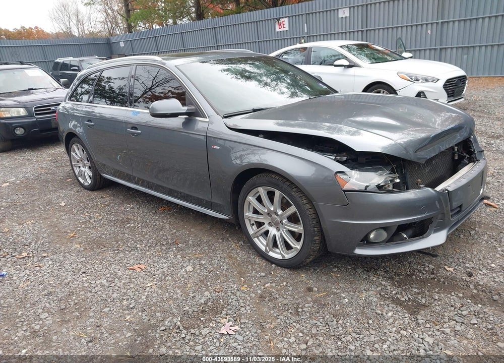 2012 AUDI A4 2.0T PREMIUM VIN: WAUWFAFLXCA111909