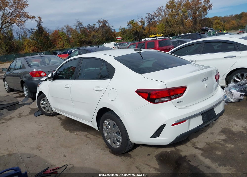 2023 KIA RIO LX VIN: 3KPA24AD2PE584183