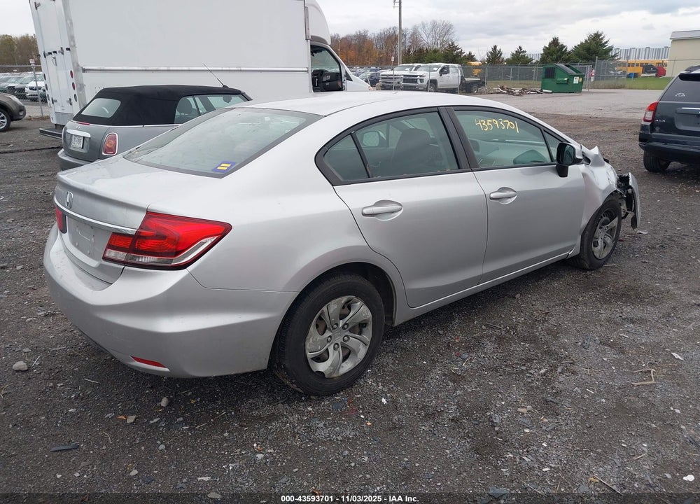 2013 HONDA CIVIC LX VIN: 19XFB2F5XDE217412
