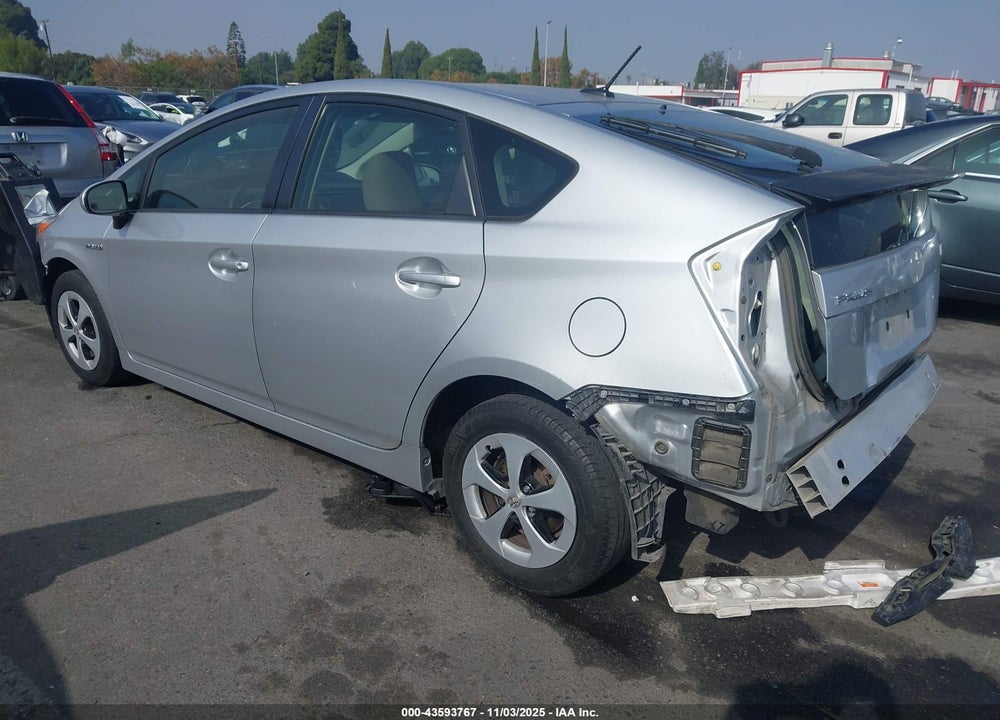 2013 TOYOTA PRIUS THREE VIN: JTDKN3DU6D0349047