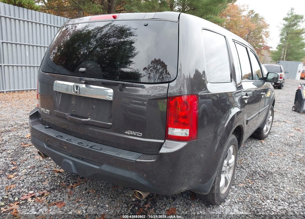 2012 HONDA PILOT EX-L VIN: 5FNYF4H70CB070680
