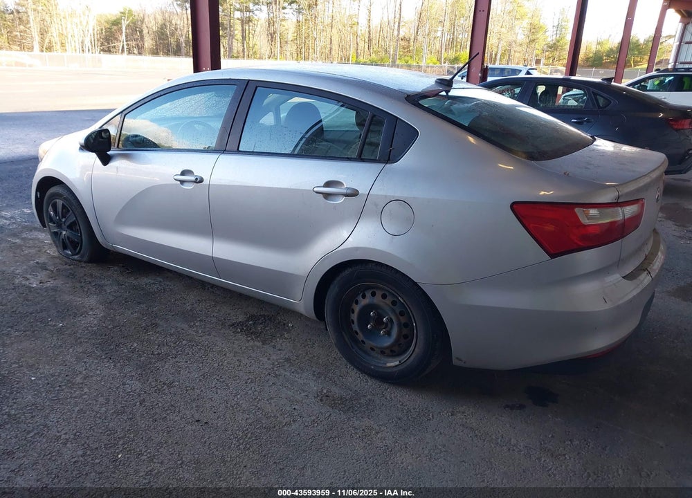 2016 KIA RIO LX VIN: KNADM4A33G6572612