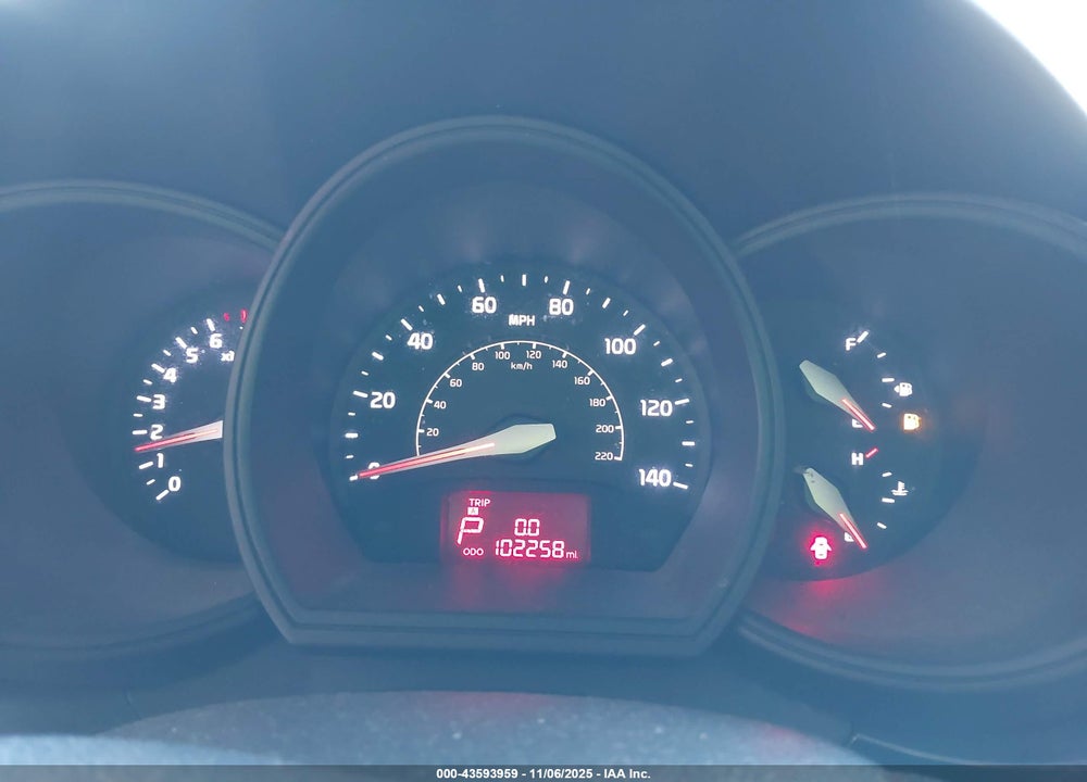 2016 KIA RIO LX VIN: KNADM4A33G6572612