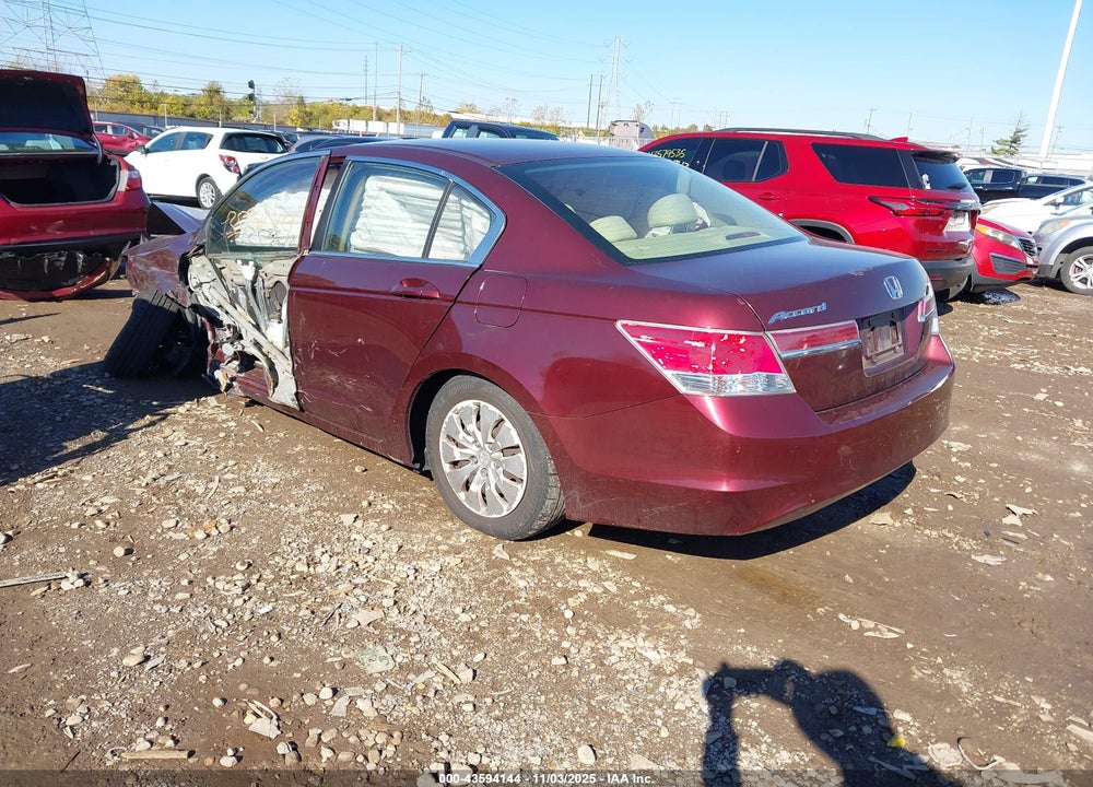 2012 HONDA ACCORD 2.4 LX VIN: 1HGCP2F39CA195926