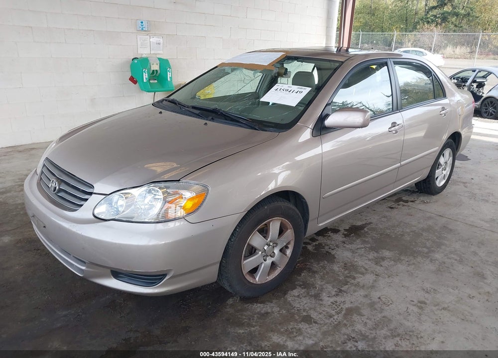 2003 TOYOTA COROLLA LE VIN: 2T1BR32E33C145973