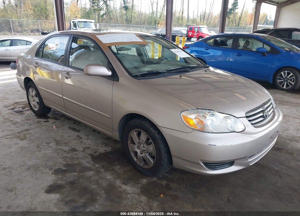 2003 TOYOTA COROLLA LE VIN: 2T1BR32E33C145973