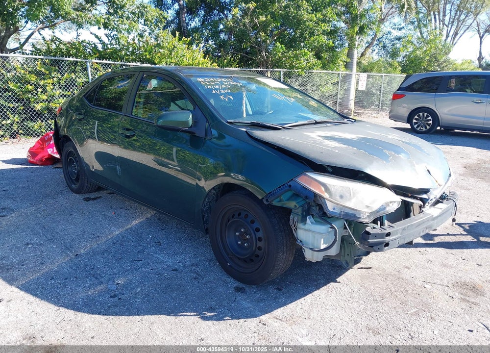 2016 TOYOTA COROLLA LE VIN: 2T1BURHE2GC601184
