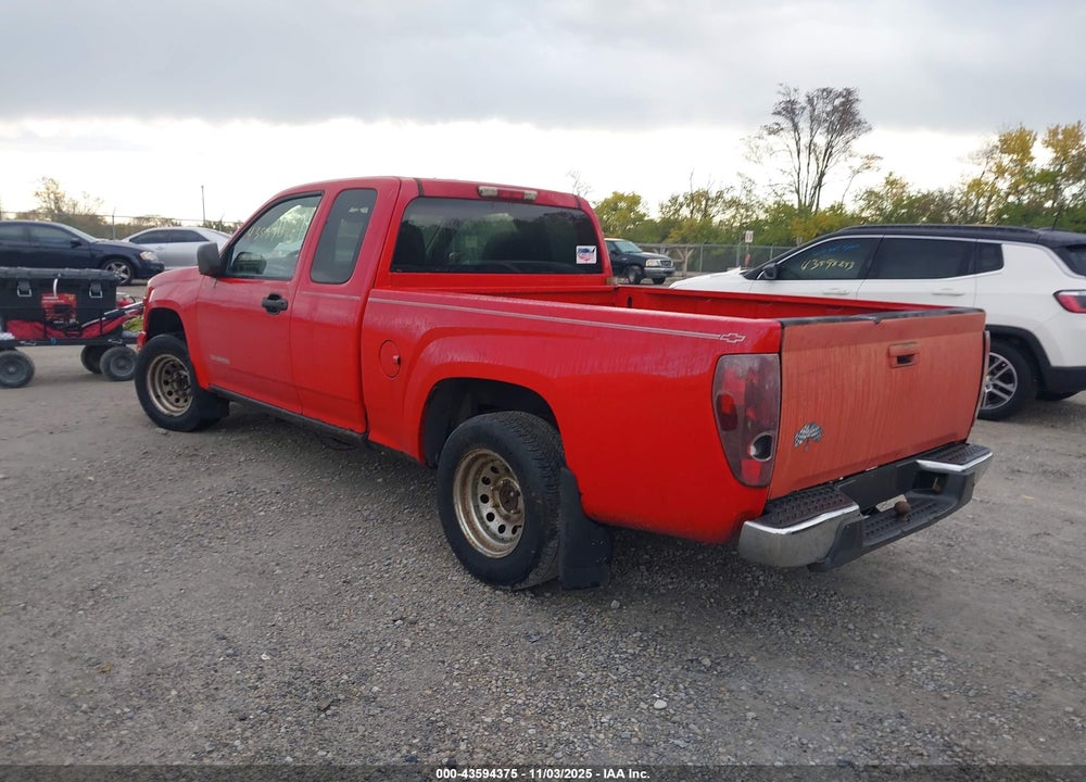 2005 CHEVROLET COLORADO VIN: 1GCCS198958242980