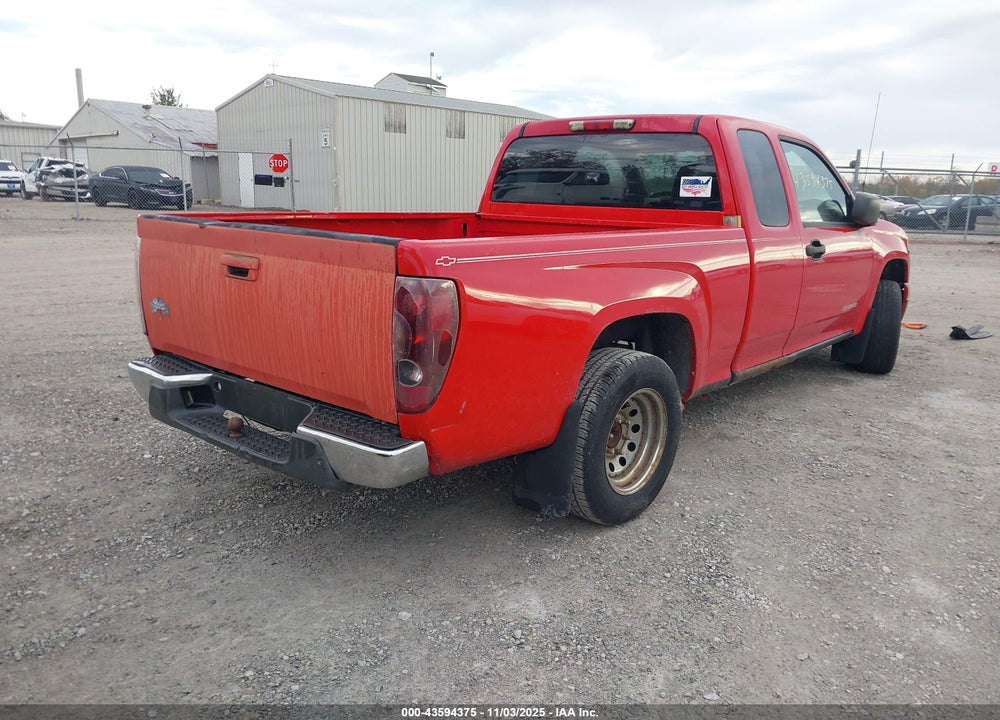 2005 CHEVROLET COLORADO VIN: 1GCCS198958242980
