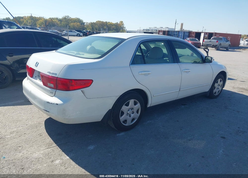 2005 HONDA ACCORD 2.4 LX VIN: 1HGCM56495A134484