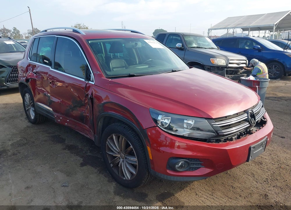 2015 VOLKSWAGEN TIGUAN SE VIN: WVGAV7AX5FW020143