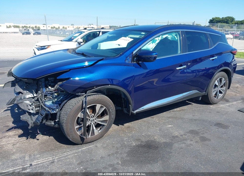 2019 NISSAN MURANO SV VIN: 5N1AZ2MJ4KN166838