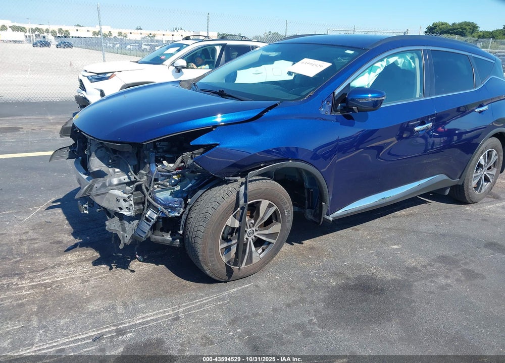 2019 NISSAN MURANO SV VIN: 5N1AZ2MJ4KN166838