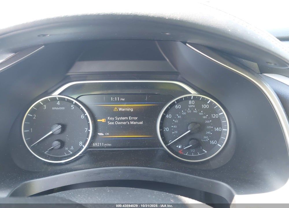 2019 NISSAN MURANO SV VIN: 5N1AZ2MJ4KN166838