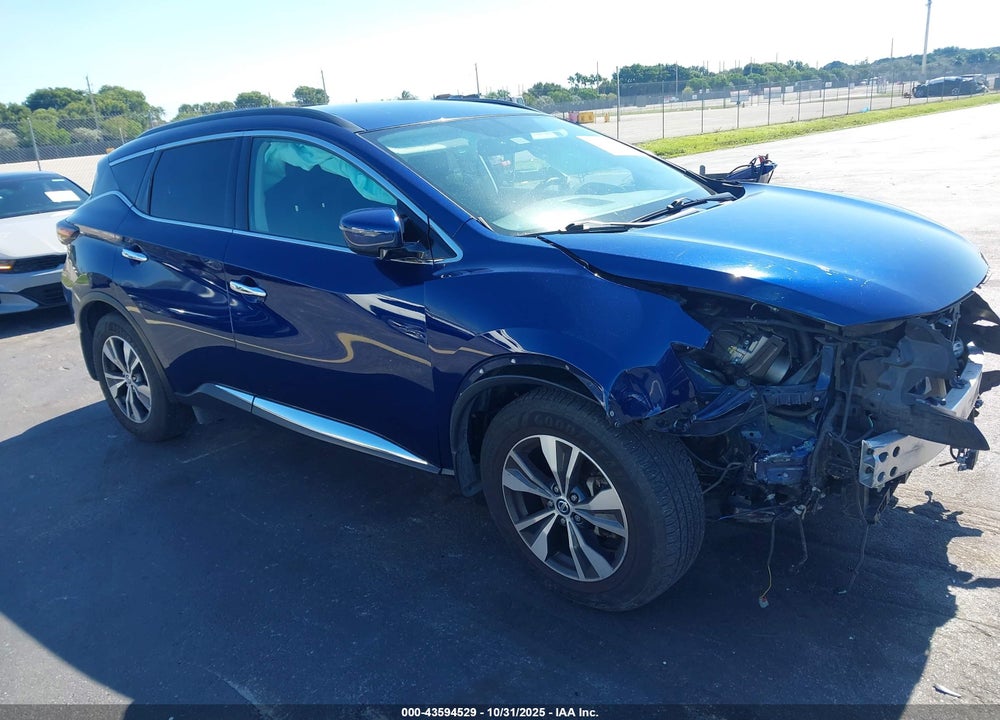 2019 NISSAN MURANO SV VIN: 5N1AZ2MJ4KN166838