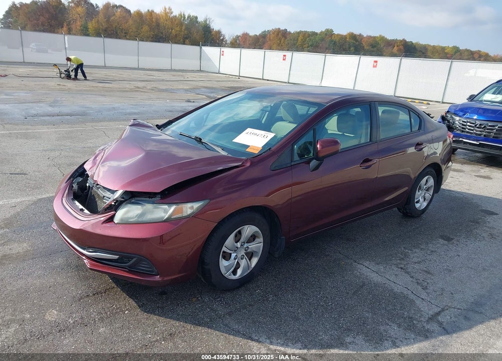2015 HONDA CIVIC LX VIN: 19XFB2F56FE105399