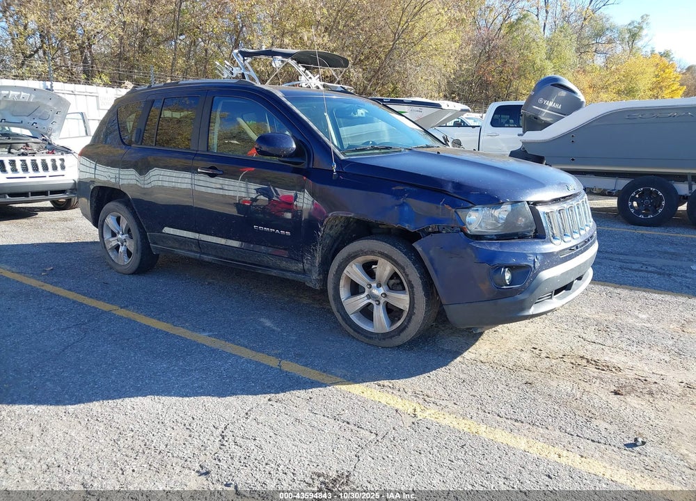 2016 JEEP COMPASS LATITUDE VIN: 1C4NJCEA2GD614976