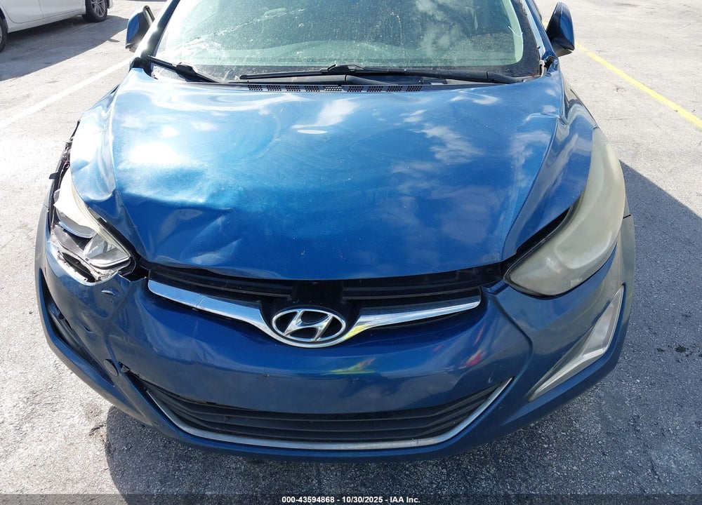 2016 HYUNDAI ELANTRA VIN: KMHDH4AE6GU565976