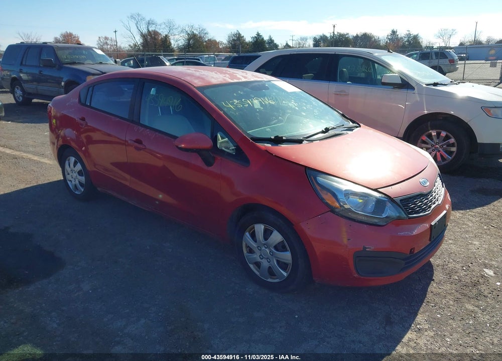 2012 KIA RIO LX VIN: KNADM4A32C6041931