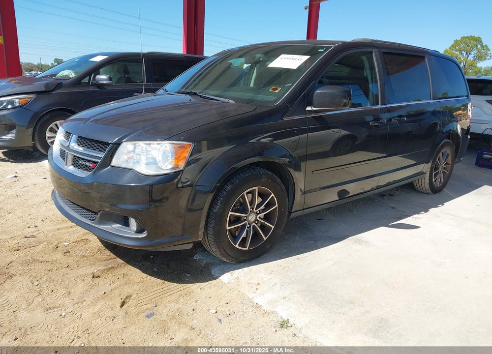 2017 DODGE GRAND CARAVAN SXT VIN: 2C4RDGCG9HR629867